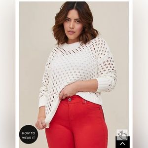 Torrid Chenille Pull Over Sweater
